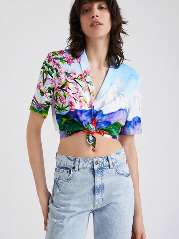 Desigual Bluse in Blau