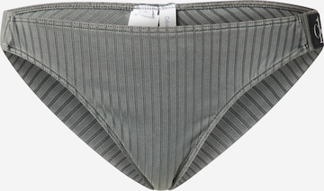 Calvin Klein Swimwear Bikini Bottoms in Grey: front