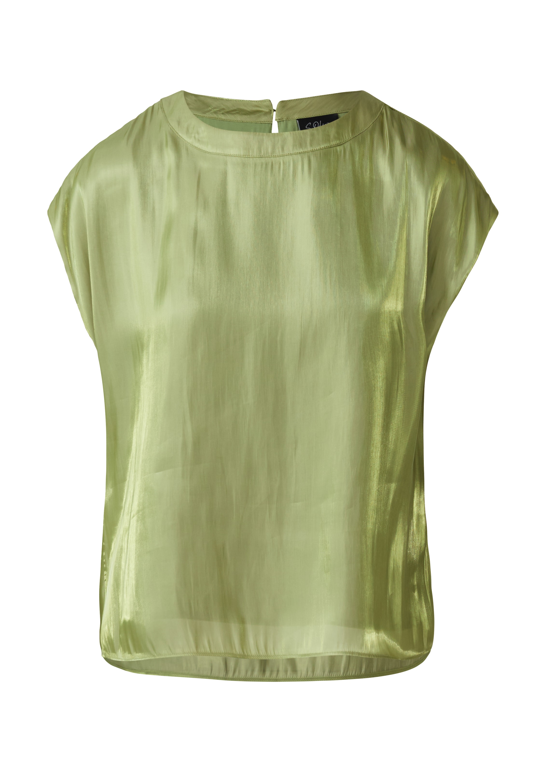 s.Oliver BLACK LABEL Blouse in Groen: voorkant