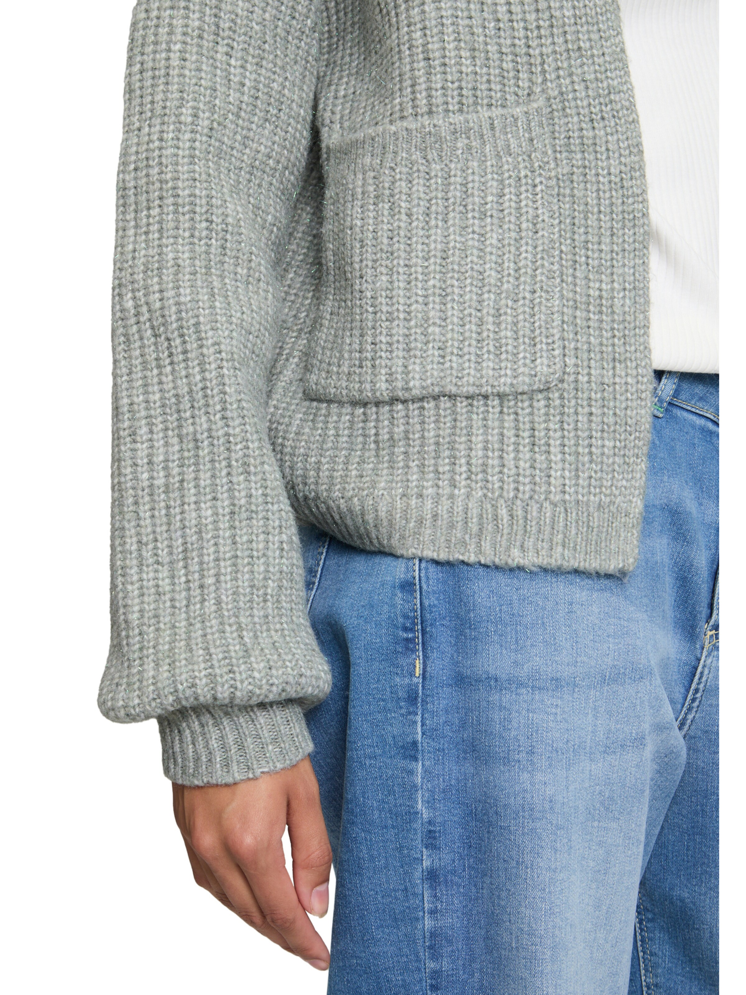 Cartoon Knit cardigan in Green