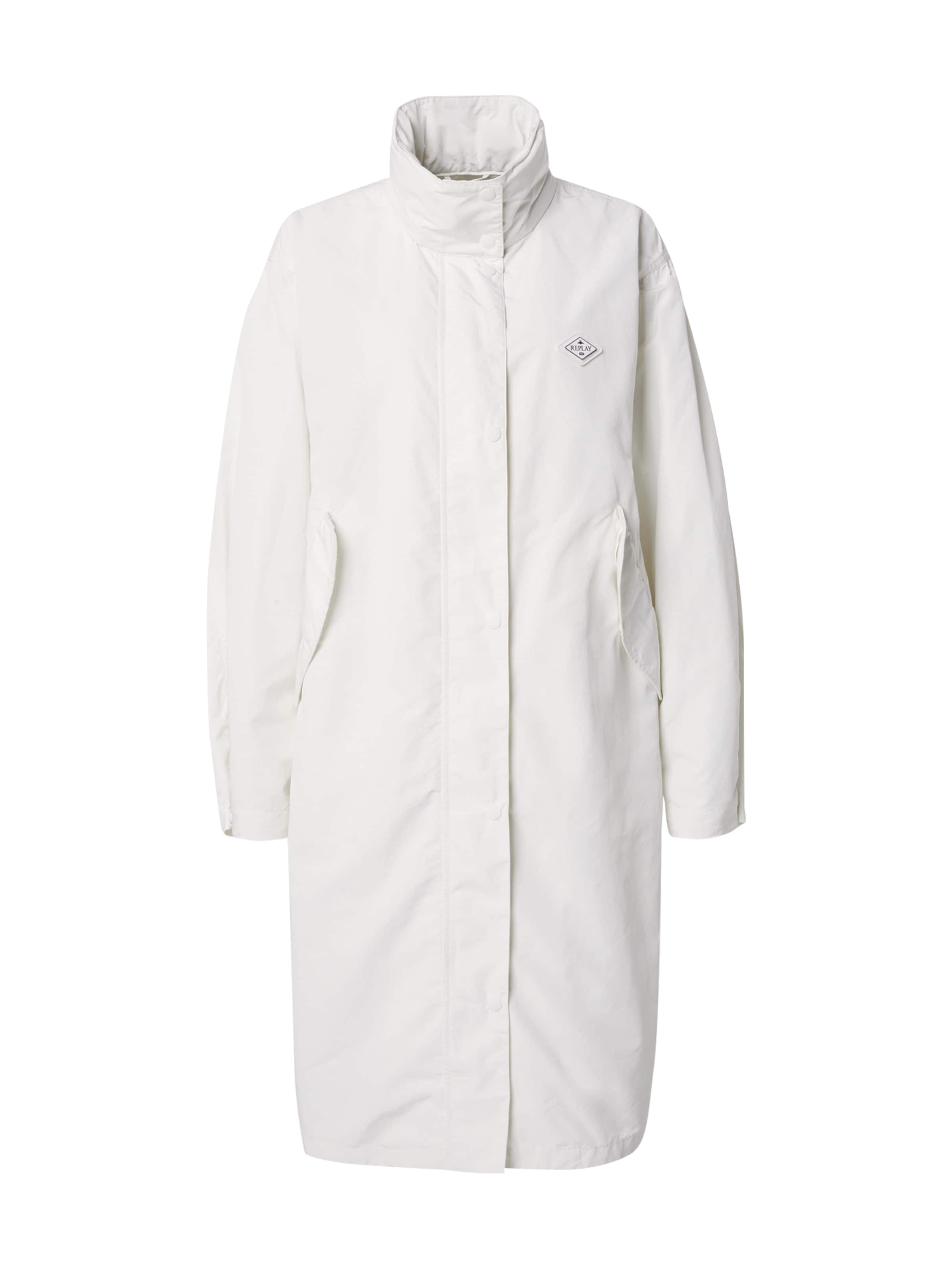 REPLAY Mantel in Weiß: Vorderseite