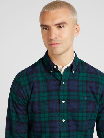 Coupe regular Chemise 'CUBDPPCS' Polo Ralph Lauren en bleu