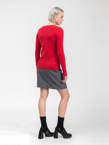 Influencer Sweater in Red