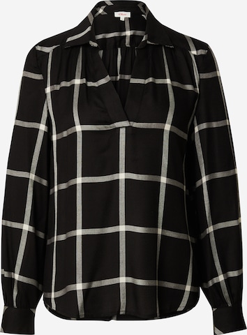 s.Oliver Blouse in Black: front