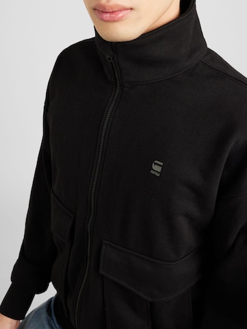 G-Star RAW Sweatjacke in Schwarz