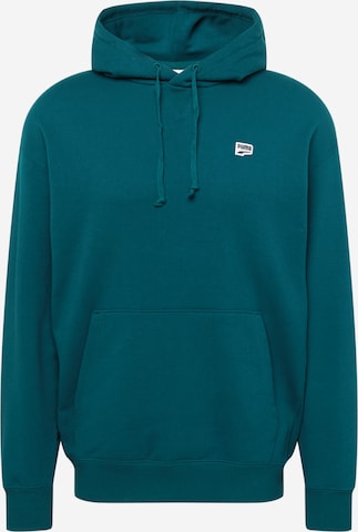 PUMA Athletic Sweatshirt in Green: front