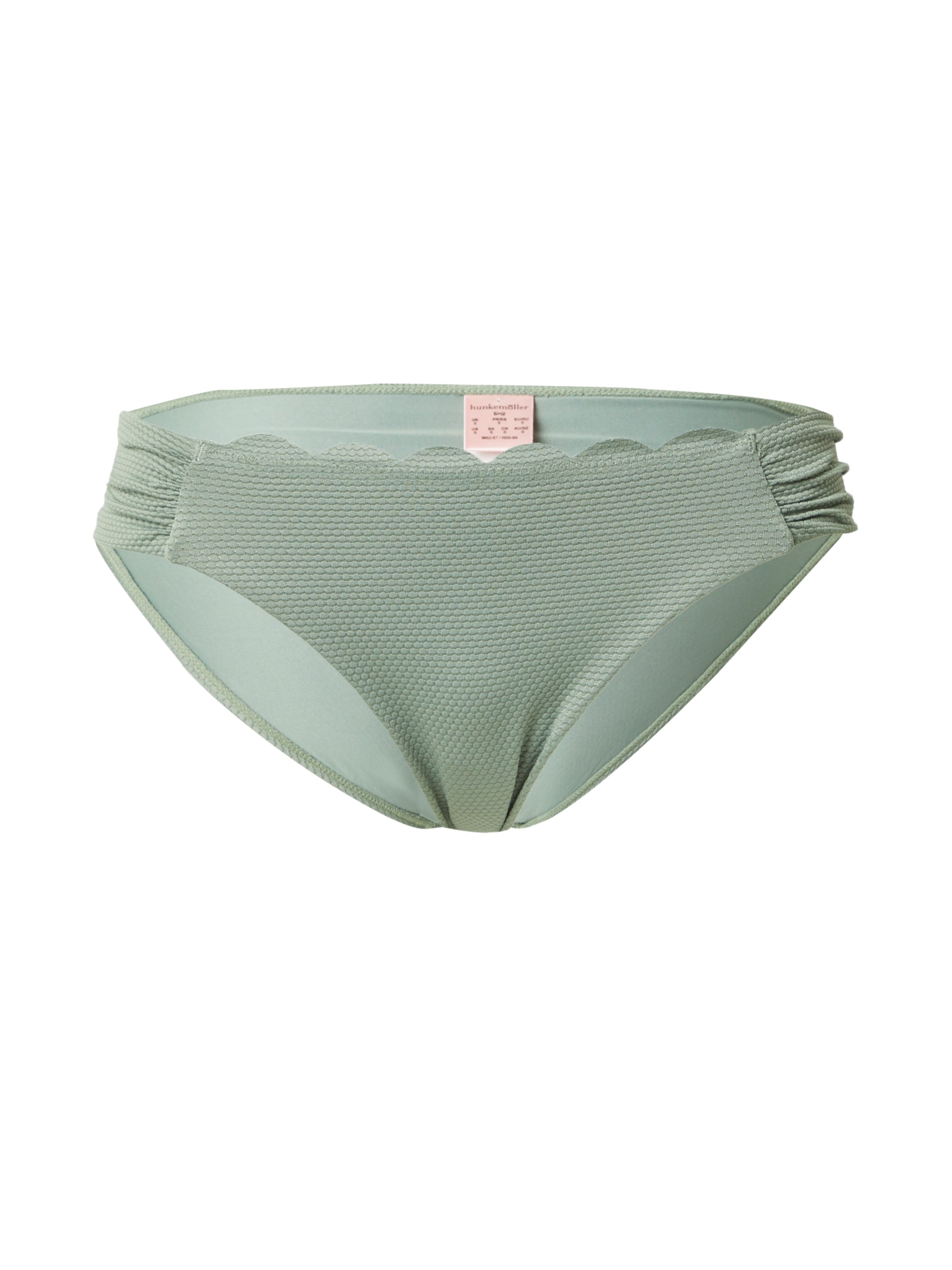 Slip bikini 'Scallop' di Hunkemöller in verde: frontale
