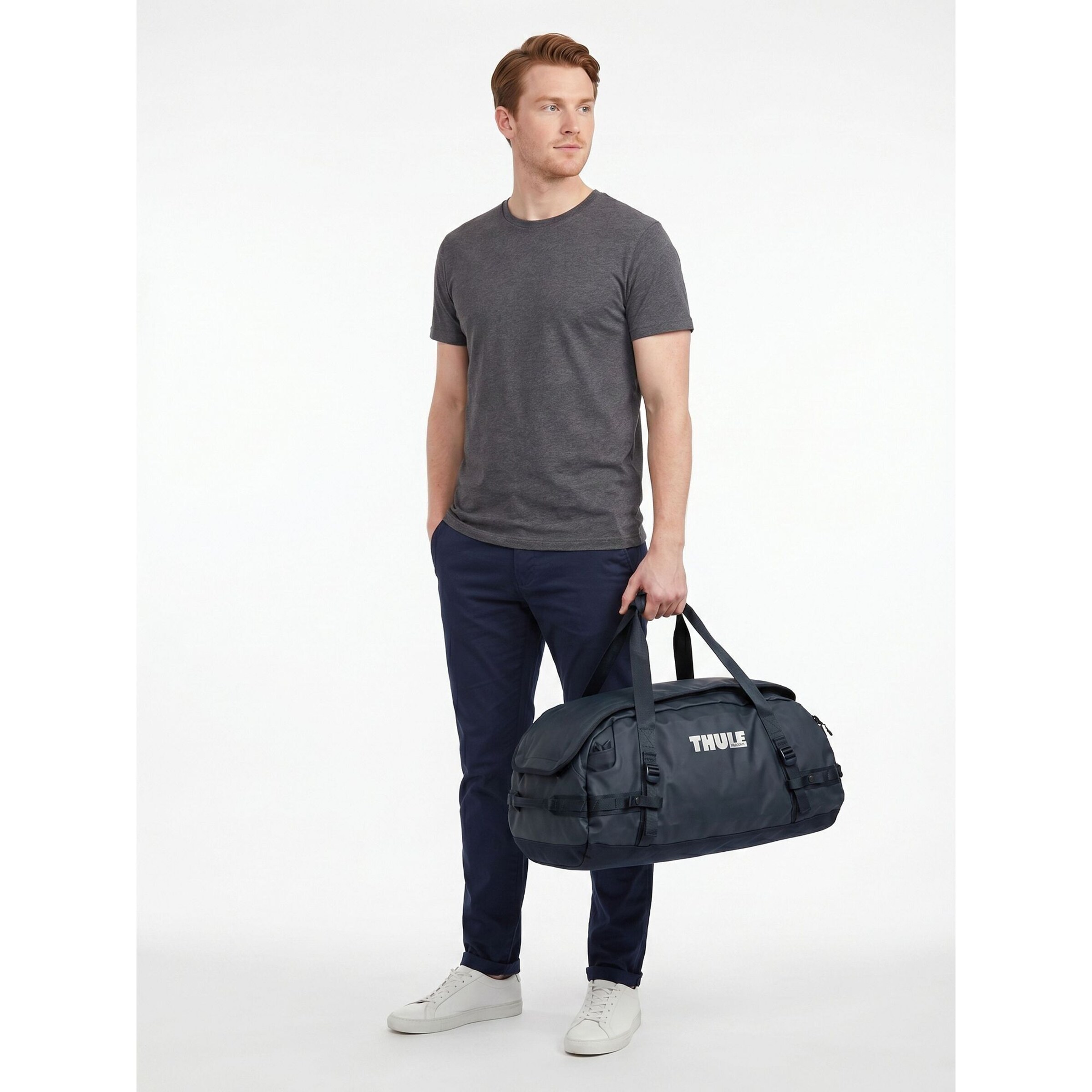 Sac week-end Thule en bleu : devant