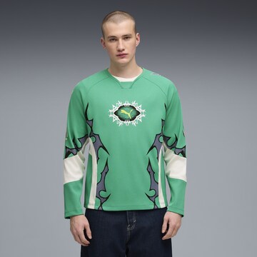 PUMA Shirt in Groen: voorkant