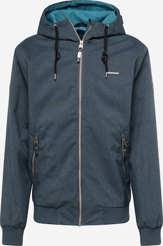 Ragwear Between-Season Jacket 'STEWIE' in Blue: front