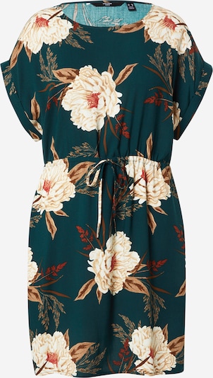 Suknelė 'VMCEASY JOY' iš Vero Moda Curve, spalva – glaisto spalva / tamsiai žalia / tamsiai oranžinė / balta, Prekių apžvalga