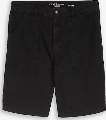 TOM TAILOR DENIM Loosefit Broek in Zwart: voorkant