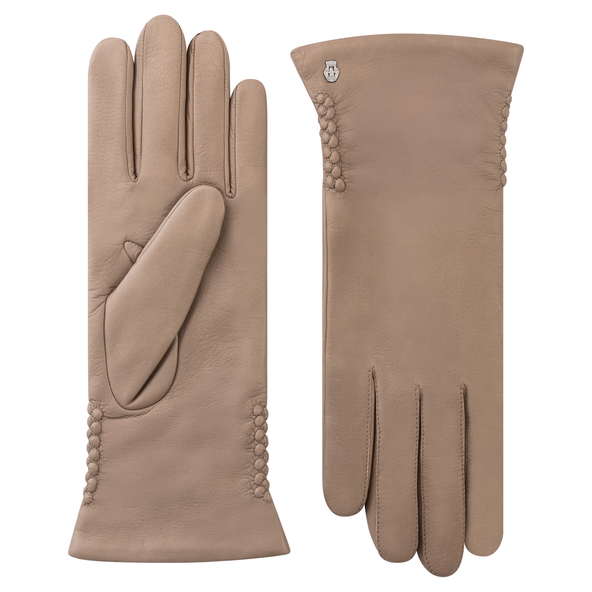 Roeckl Fingerhandschuhe in Beige: Vorderseite