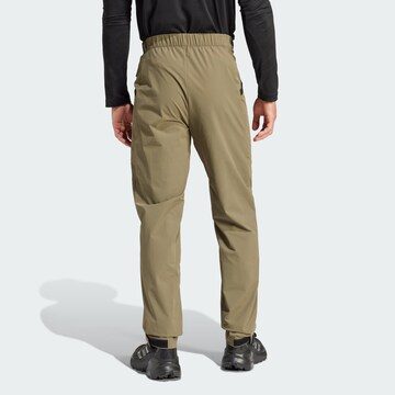 ADIDAS TERREX Regular Workout Pants 'Xperior' in Green