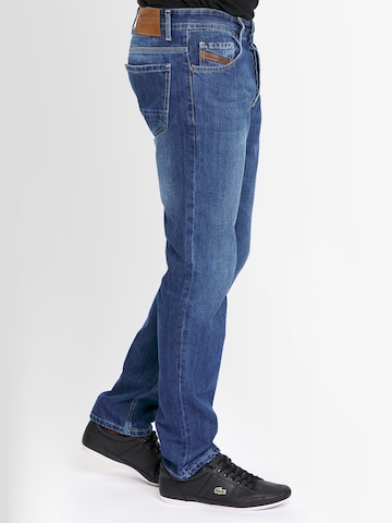 Alessandro Salvarini Loosefit Jeans in Blauw: voorkant