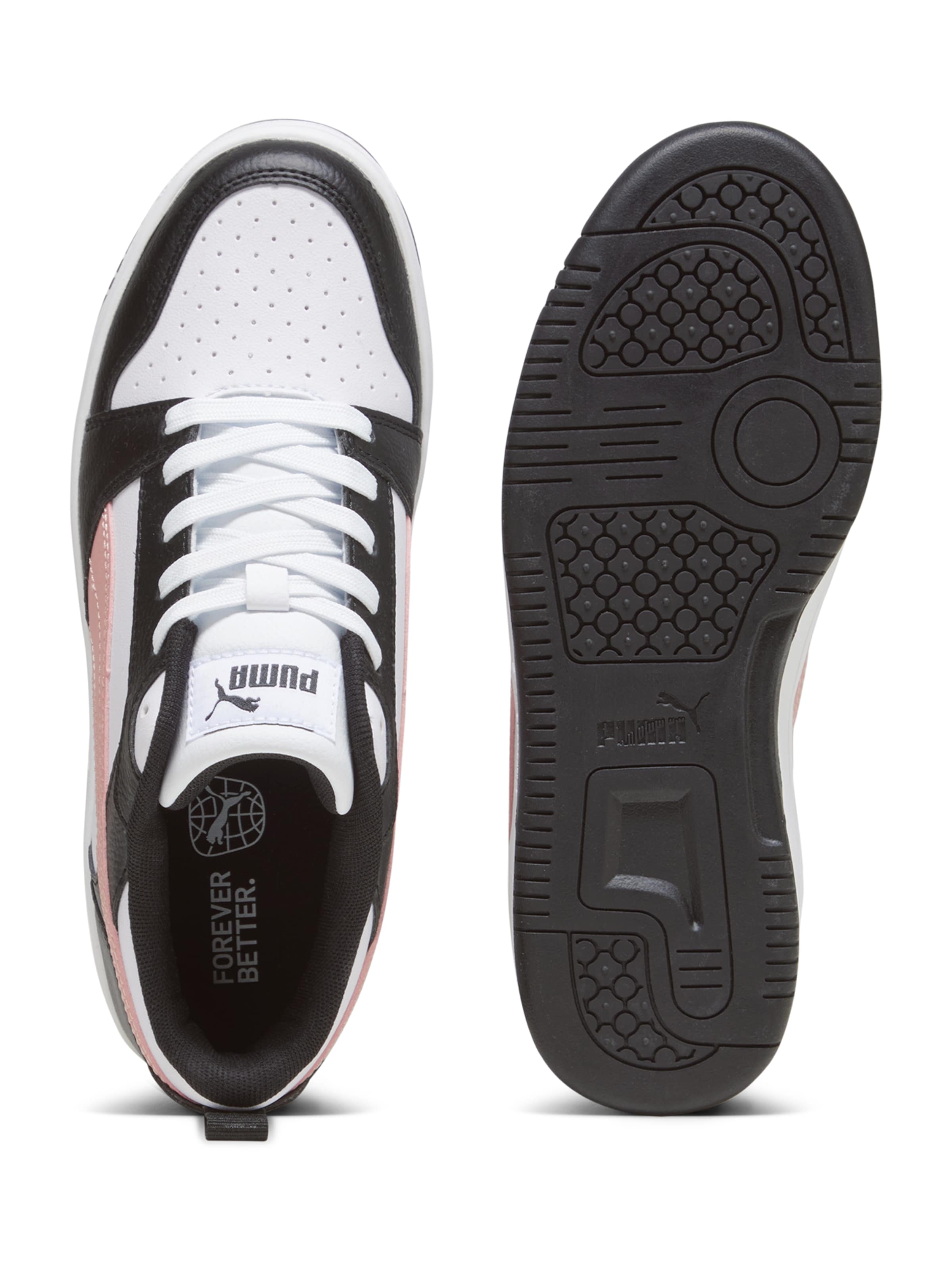 PUMA Matalavartiset tennarit 'Rebound V6' värissä valkoinen