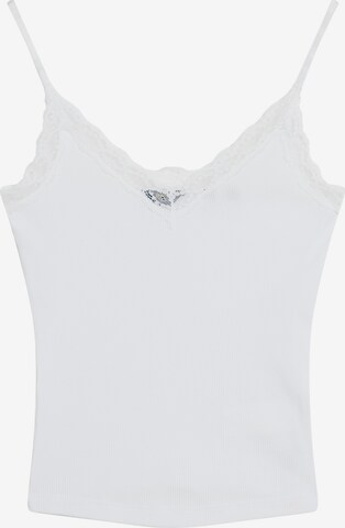 Superdry Top 'Essential' in White: front