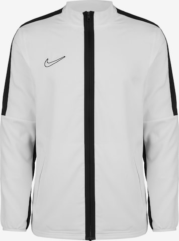 NIKE Trainingsjacke 'Academy 23' in Weiß: Vorderseite