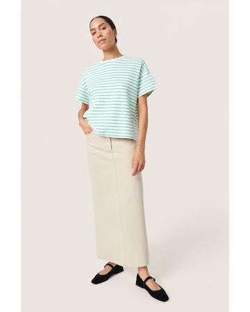 T-shirt 'Ingo Boxy Tee' SOAKED IN LUXURY en blanc