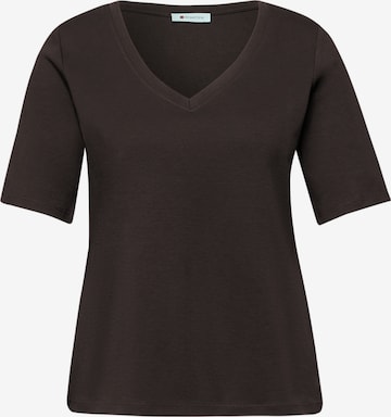 STREET ONE Shirt in Brown: front