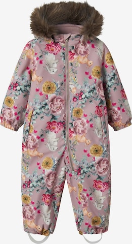 purpurinė NAME IT Funkcinis kostiumas 'NMFSnow10': priekis