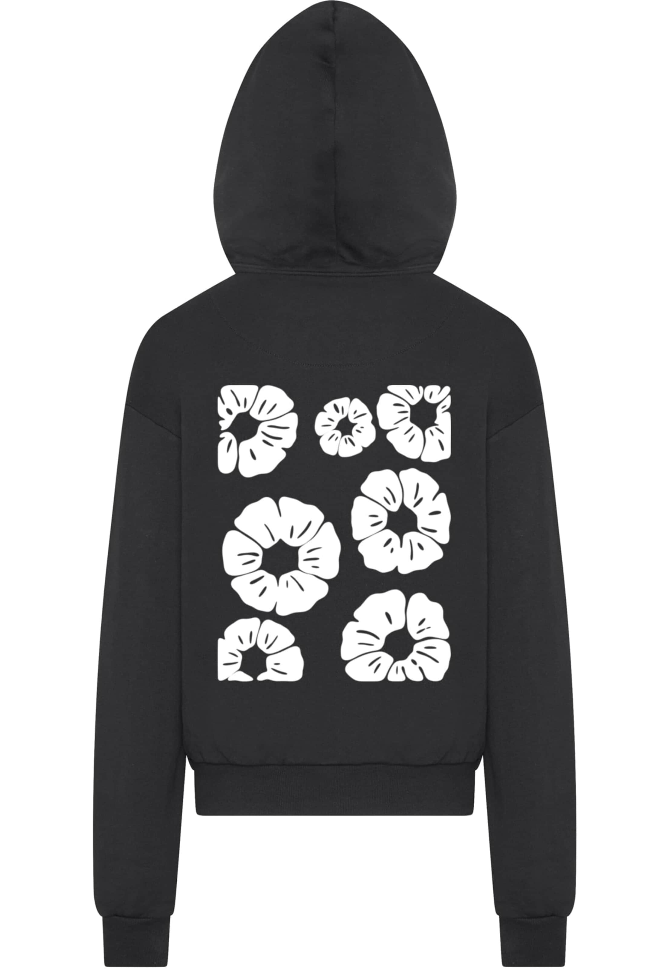 Mister Tee Mikina 'Bold Flowers' – černá