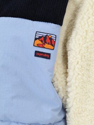 Superdry Fleece jas in Beige