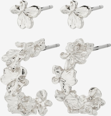 Boucles d'oreilles 'Zhuri' Pilgrim en argent : devant