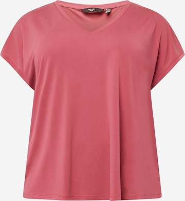 Vero Moda Curve - Camiseta 'FILLI' en rojo: frente