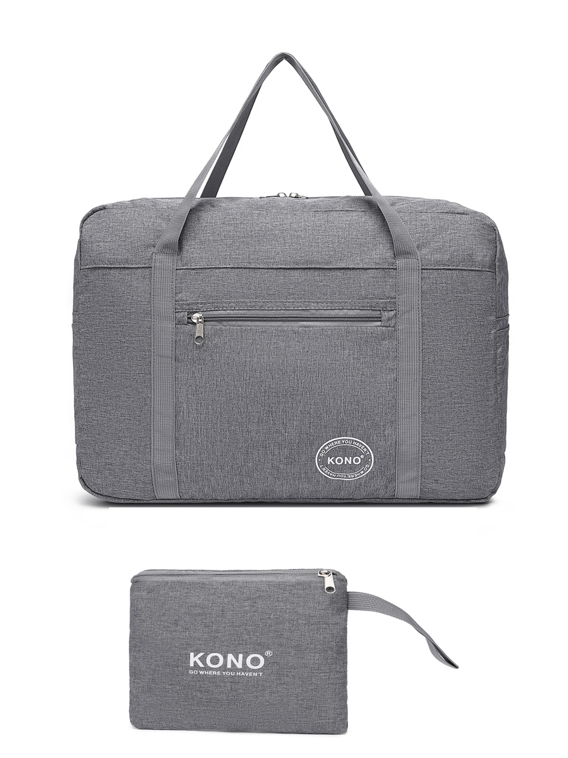 Kono Travel Bag in Grey