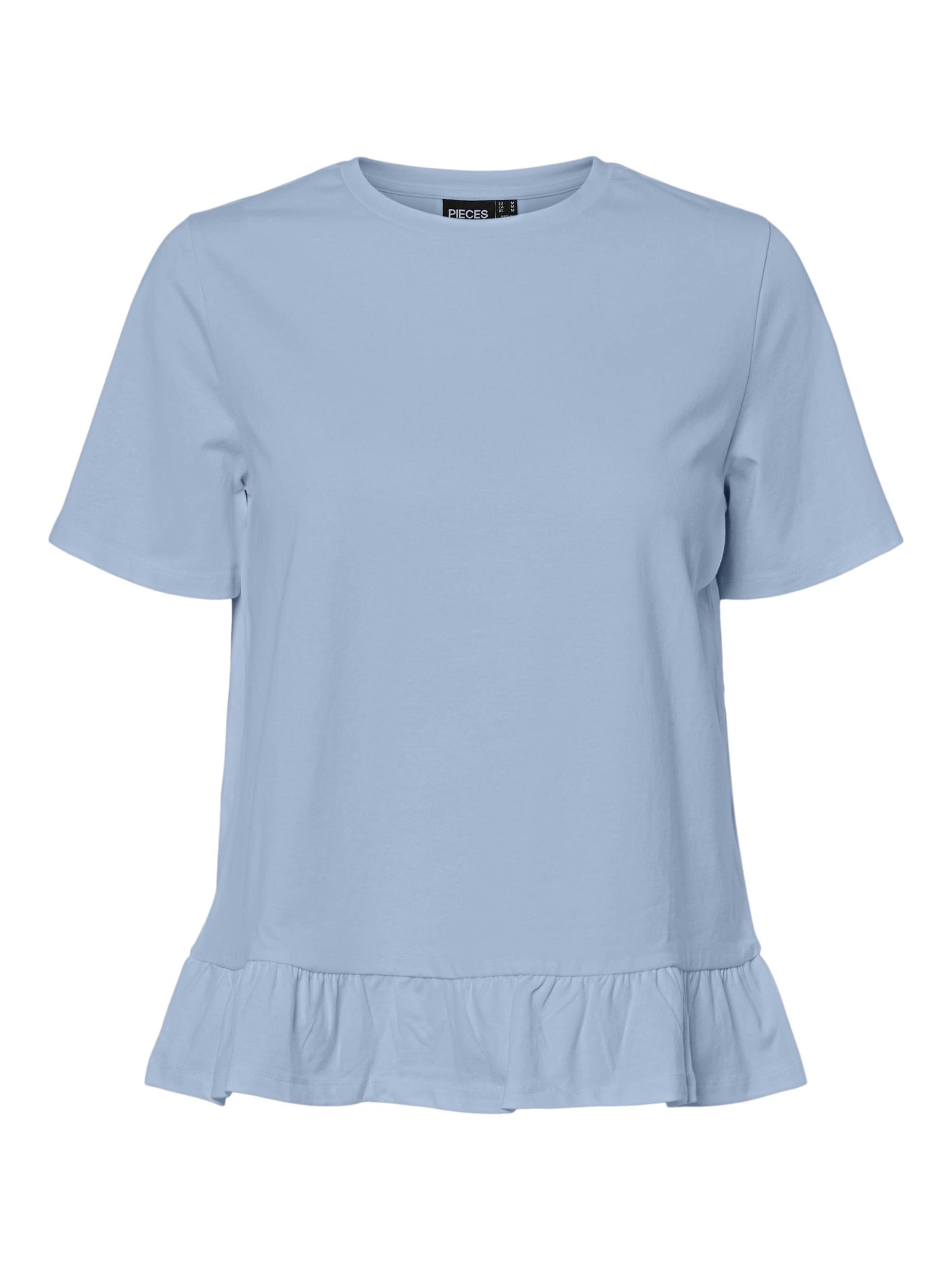 PIECES Shirt 'PCDisso' in Blue: front