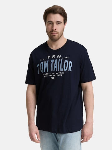 TOM TAILOR Men + Shirt in Blue: front