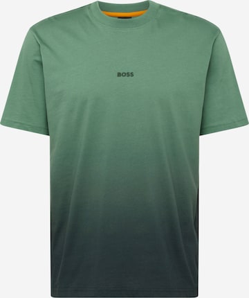 Maglietta 'Te_Gradient' di BOSS in verde: frontale