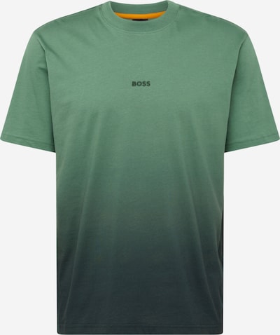 BOSS Orange T-Shirt 'Te_Gradient' en vert / vert foncé / orange, Vue avec produit