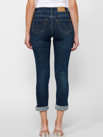 Coupe slim Jean KOROSHI en bleu
