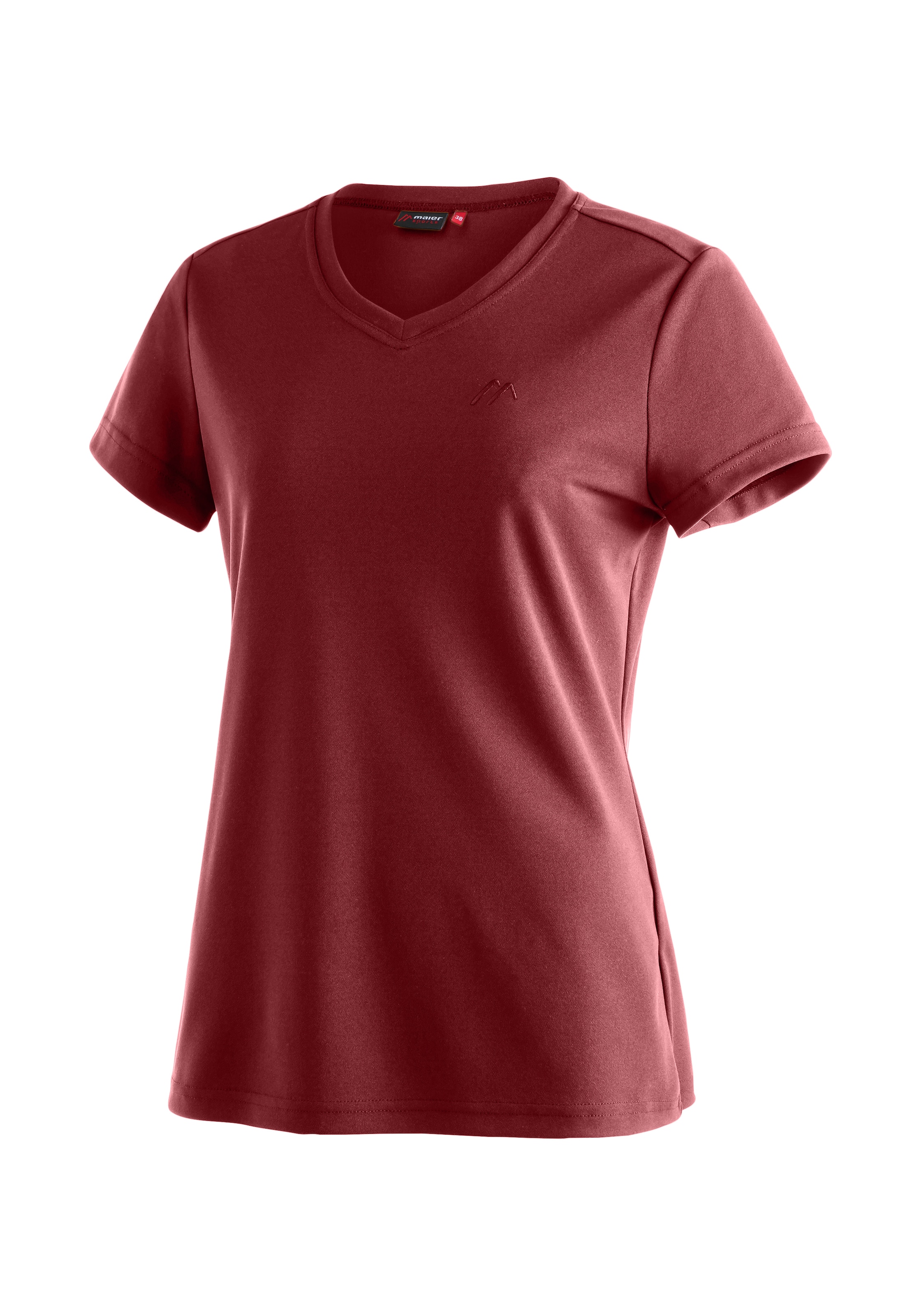 Maier Sports Performance Shirt in Red: front