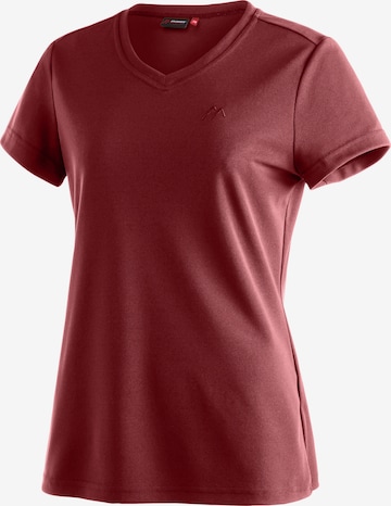 Maier Sports Performance Shirt in Red: front