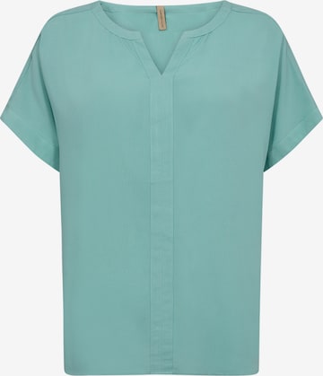 Soyaconcept - Blusa 'RADIA' em azul: frente