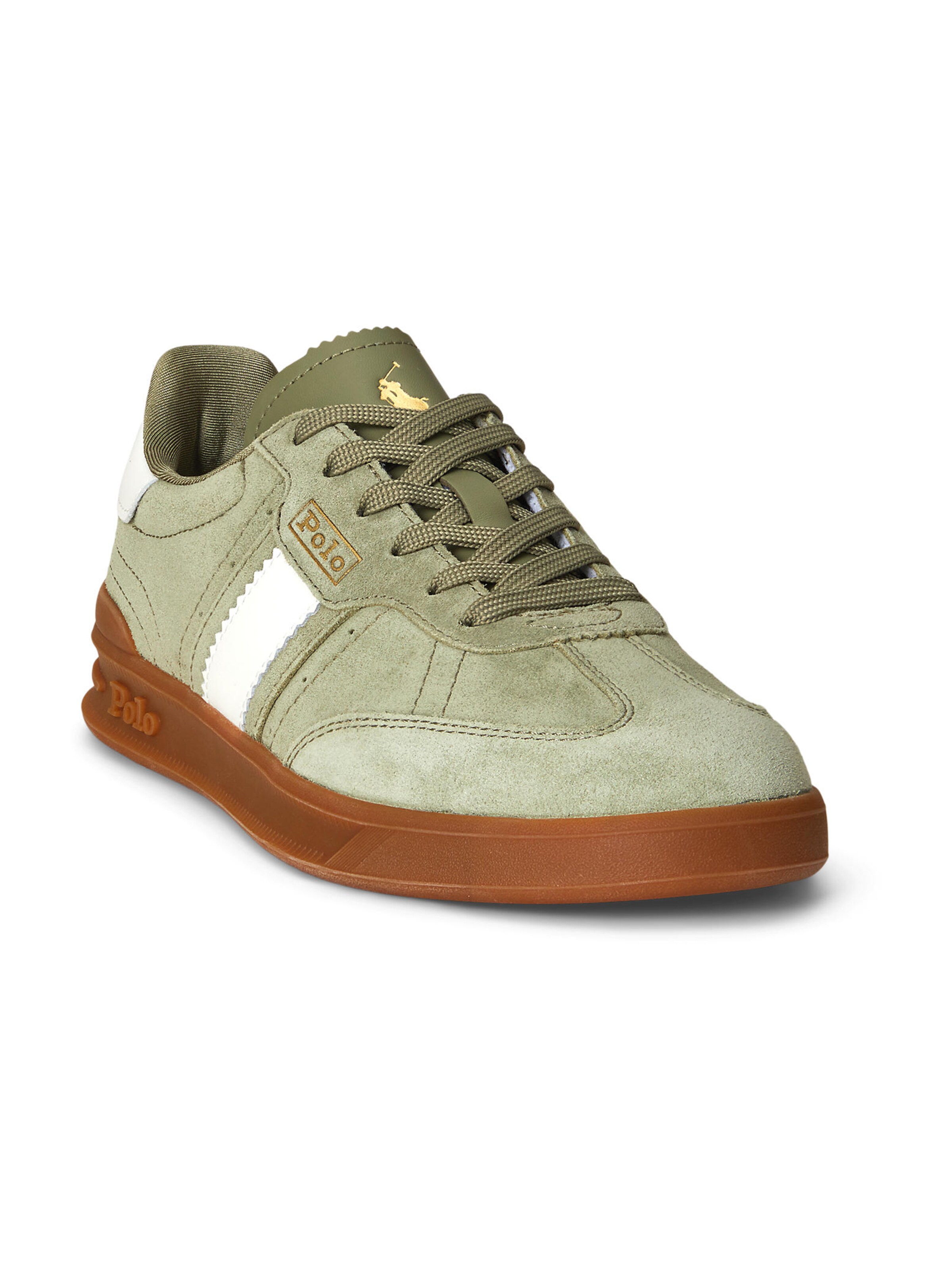 Polo Ralph Lauren Ниски маратонки 'AERA' в зелено