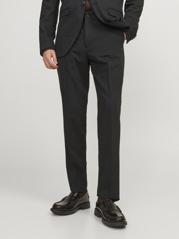 JACK & JONES Слим Плиссированные брюки 'JPRFranco' в Черный: спереди
