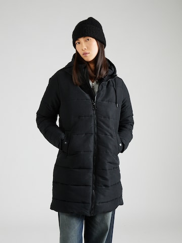 Eight2Nine Between-Seasons Coat in Black: front