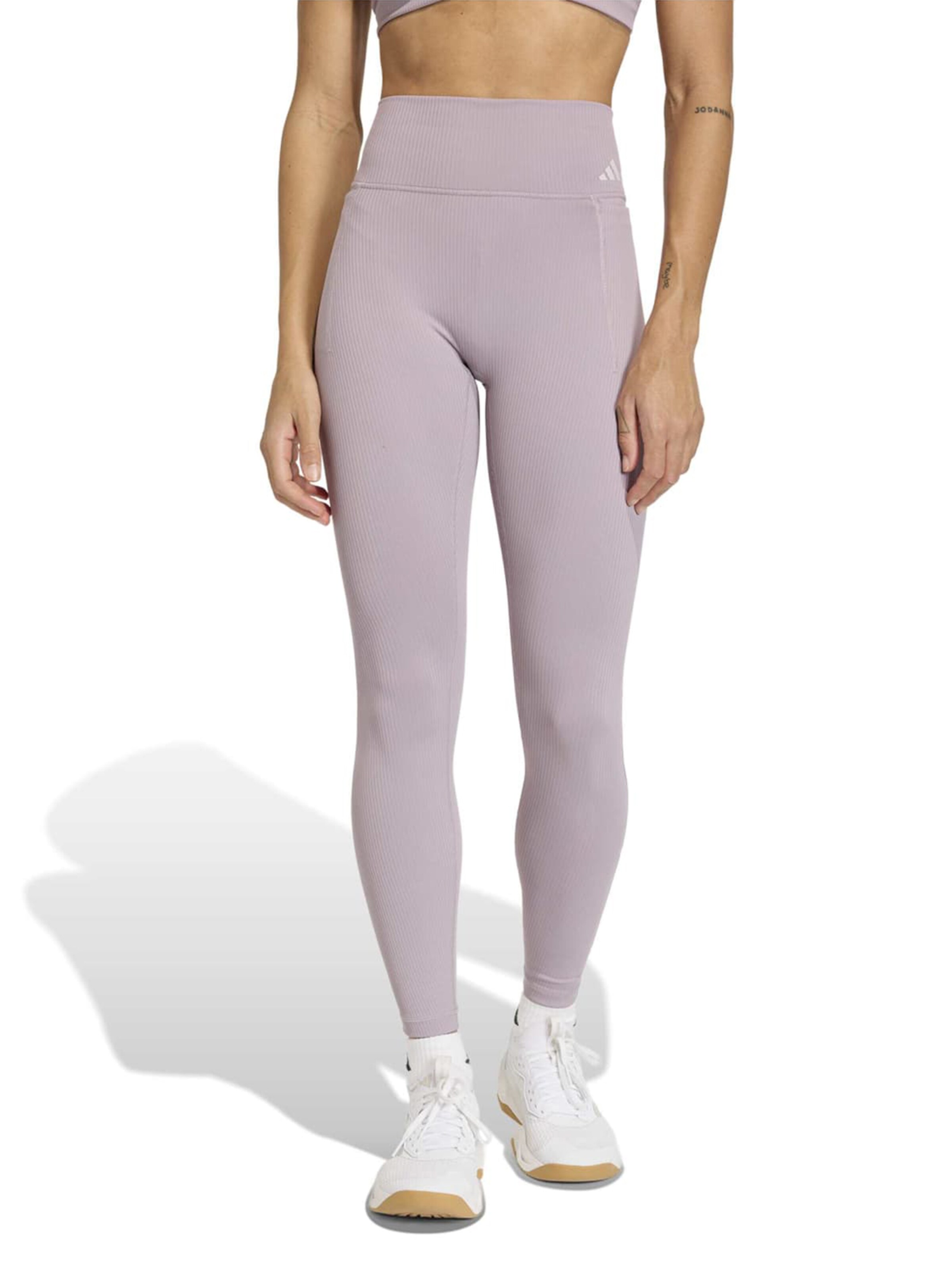 ADIDAS PERFORMANCESkinny Sportske hlače 'OPT' - ljubičasta boja: prednji dio