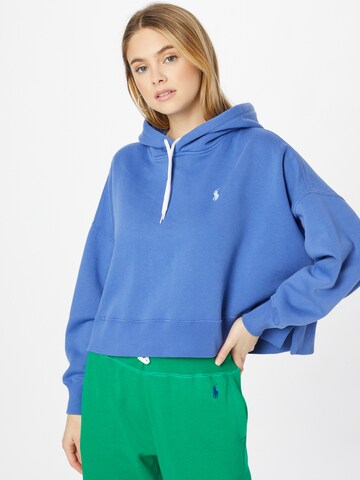 Sweat-shirt Polo Ralph Lauren en bleu : devant