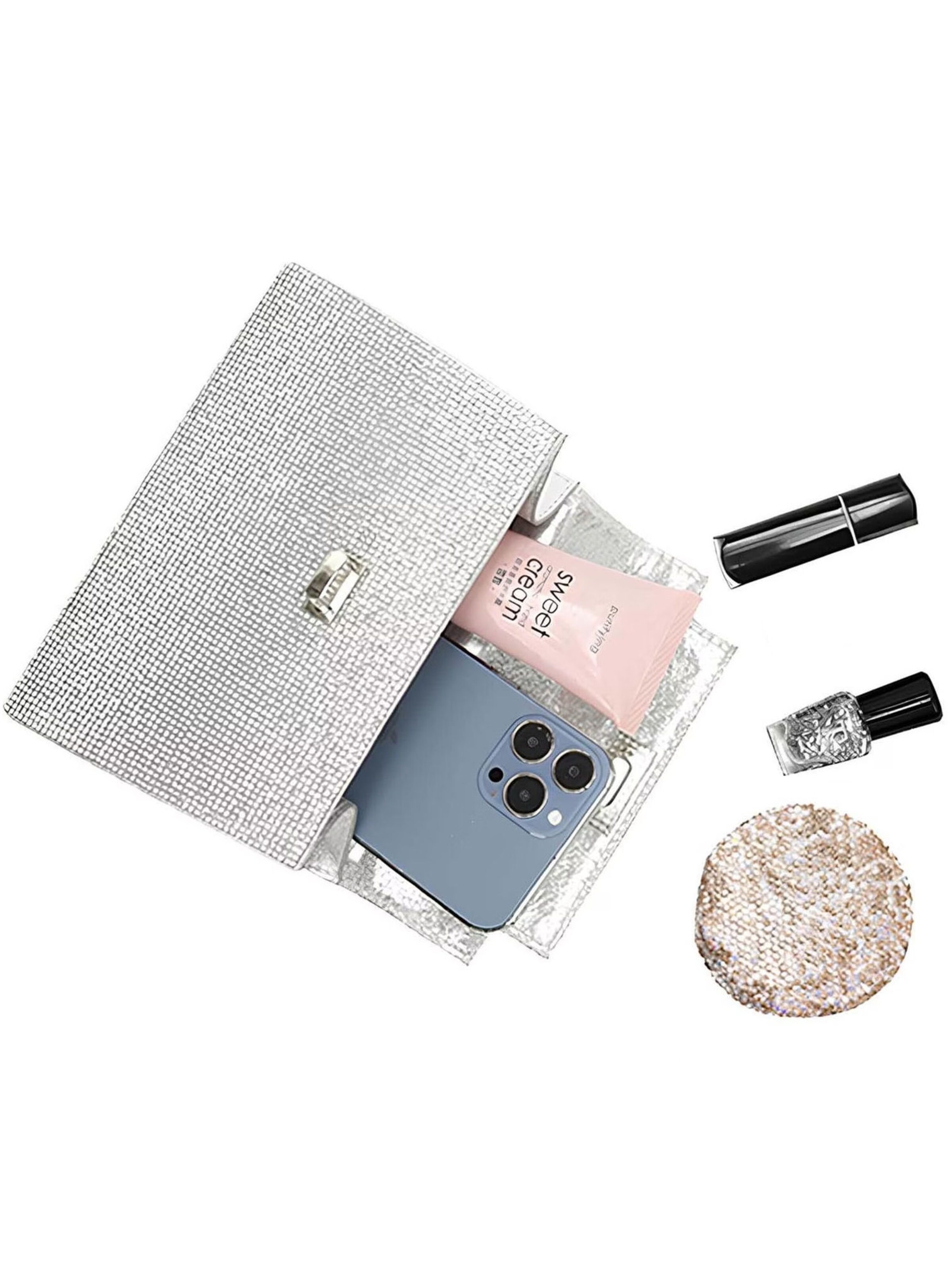 Tomshop24-7 Handbag 'Argenta' in Silver