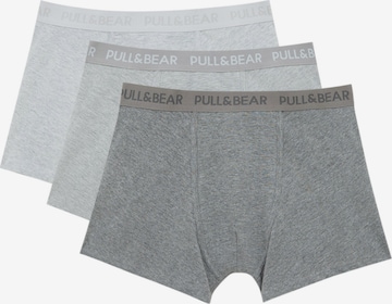 Pull&Bear Boxerky – šedá: přední strana