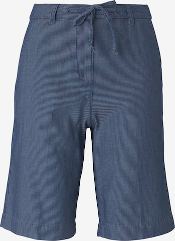 TOM TAILOR Regular Shorts 'Lea' in Blau: predná strana