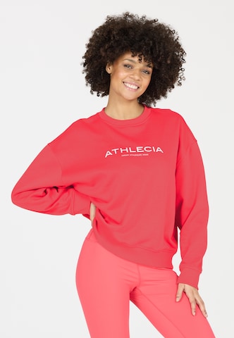 Athlecia Sweatshirt 'Atkins' in Rood: voorkant