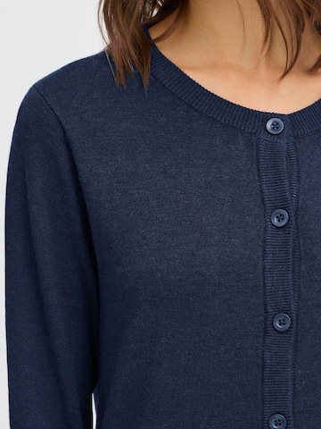 Oxmo Gebreid vest ' OXAIDA ' in Blauw