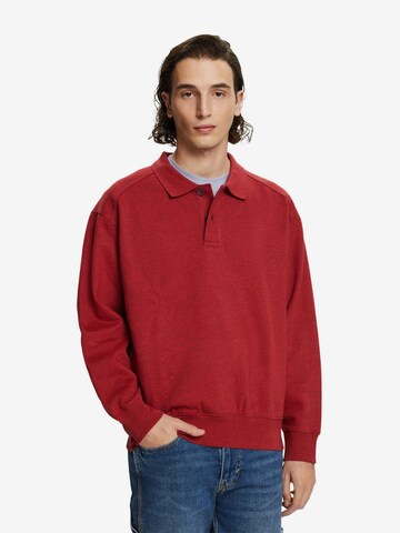 Sweat-shirt ESPRIT en rouge : devant