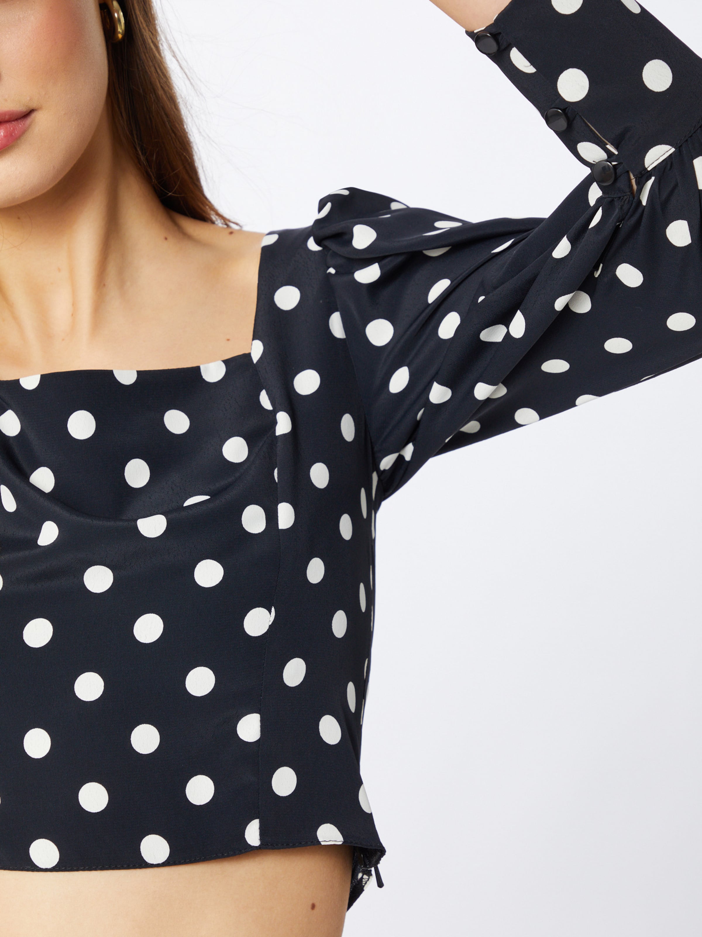 Frauen Große Größen Miss Selfridge Bluse in Schwarz - QL16892 Frauen Große Größen Miss Selfridge Bluse in Schwarz - QL16892